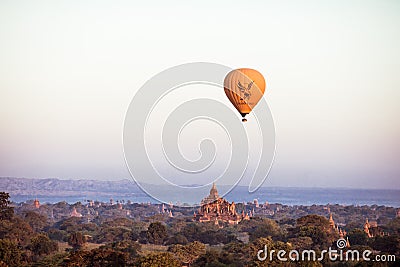 Balloon Asia freedom temple malaysia flying Editorial Stock Photo