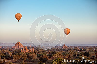 Balloon Asia freedom temple malaysia flying Editorial Stock Photo