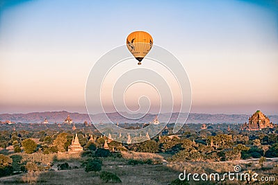 Balloon Asia freedom temple malaysia flying Editorial Stock Photo