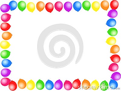 Balloon Border Stock Photography - Image: 8782472