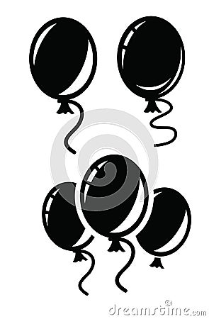 Balloon icon Vector Illustration