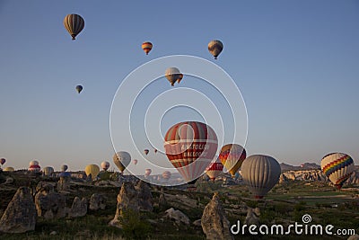 Balloon in the sky Editorial Stock Photo