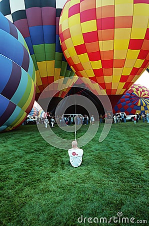 balloon wrangler Editorial Stock Photo