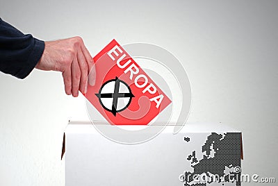 Ballot box - Election Europe Stock Photo