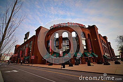 Ballpark village st. Louis cardinals baseball stadium Editorial Stock Photo