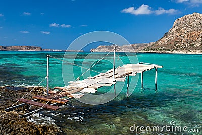 Balos bay (Crete, Greece) Stock Photo