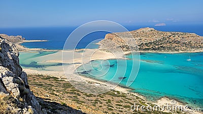 Balos Beach, Crete Island, Greece Stock Photo