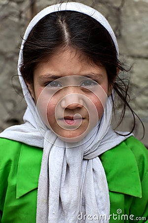 Balti girl, India Editorial Stock Photo