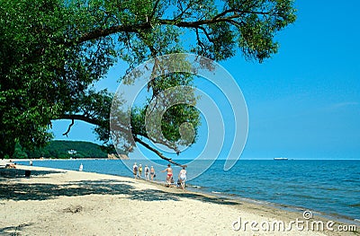 Baltic coast Stock Photo