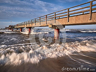 Baltic coast near Prerow Stock Photo