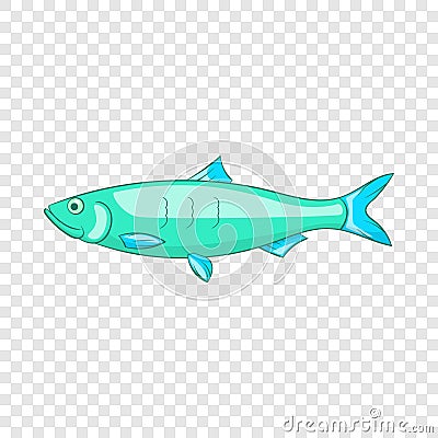 Baltic herring icon icon, cartoon style Vector Illustration
