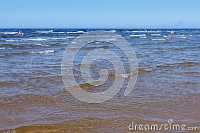 Baltic sea coast line in summer Stock Photo