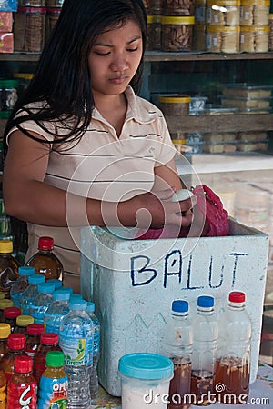 Balut - philippine speciality Editorial Stock Photo