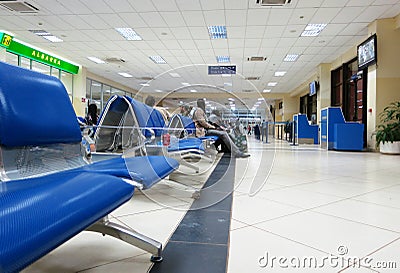 Bamako-SÃ©nou airport lounge Editorial Stock Photo