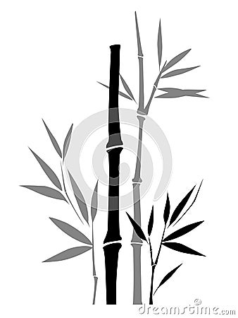 Bamboo Cartoon Illustration