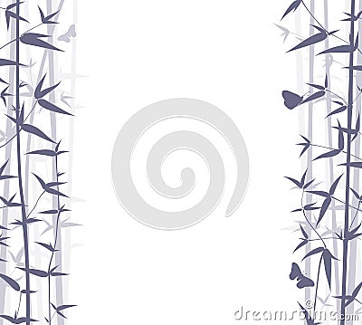 Bamboo Background Vector Illustration