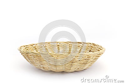 Bamboo basket Stock Photo