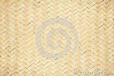 Bamboo basket Stock Photo