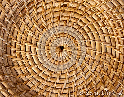 Bamboo basket texture Stock Photo