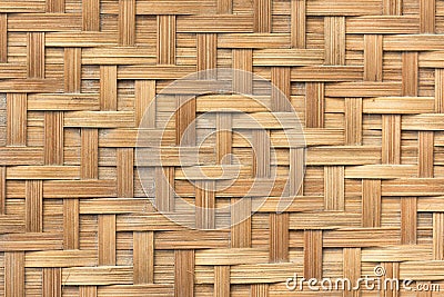 Bamboo basket weave pattern texture background. Background and Stock Photo