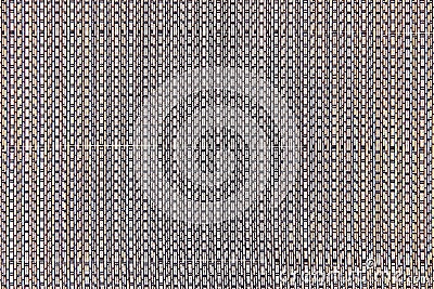 Bamboo black and white straw mat as abstract texture background. Stock Photo