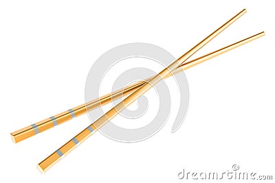 Bamboo Chopsticks, 3D rendering Stock Photo