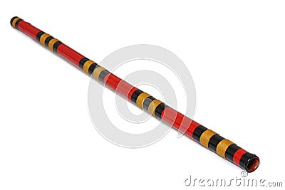Bamboo didgeridoo Stock Photo