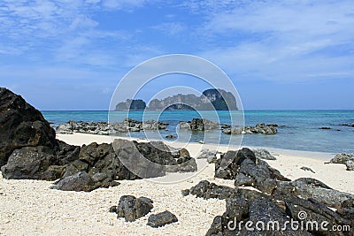 Bamboo Island Stock Photo