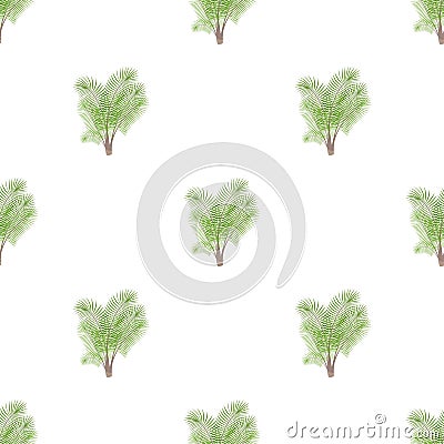 Bamboo palm pattern seamless vector Vector Illustration