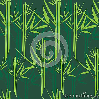 Bamboo pattern Vector Illustration