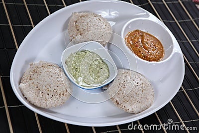 Bamboo rice Idli Stock Photo