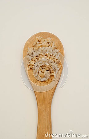 Bamboo Spoon Stock Photo