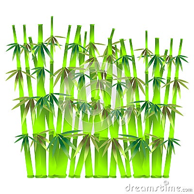 Bamboo sticks Vector Illustration