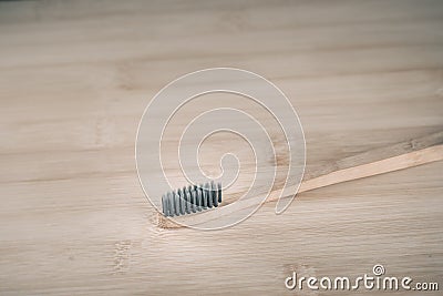 Bamboo tooth brush. Stock Photo