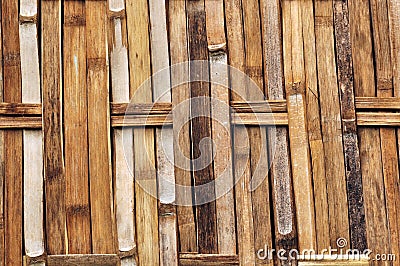 Bamboo walls texture,Woven bamboo wall textures and backgrounds Stock Photo