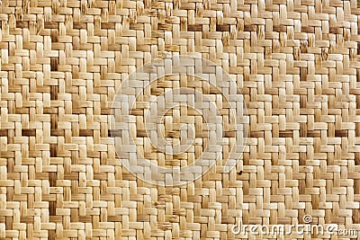 Bamboo weave pattern Stock Photo