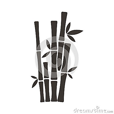 bamboos. Vector illustration decorative design Vector Illustration