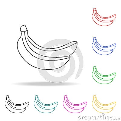 Banan icon. Element firefighters multi colored icons for mobile concept and web apps. Thin line icon for website design and develo Stock Photo