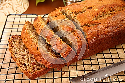 Banana Bread Stock Photo