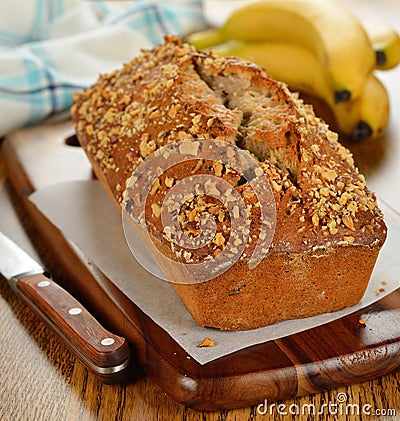 Banana bread Stock Photo