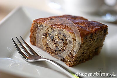 Banana cake Stock Photo