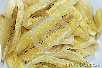 Banana crackers Stock Photo