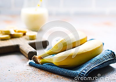 Banana drink Stock Photo