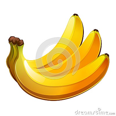 Banana icon on white background Vector Illustration