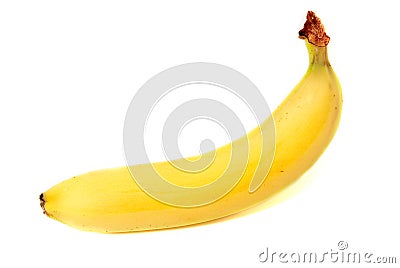 Banana isolated on white Stock Photo