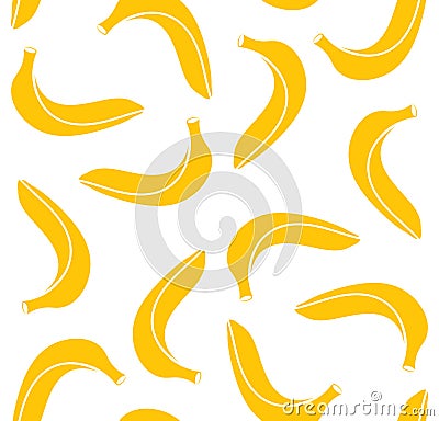 Banana. Pattern Vector Illustration