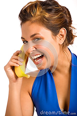 Banana Phone 2 Stock Photo