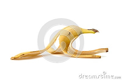 Banana rind Stock Photo