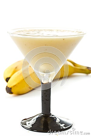 Banana shake Stock Photo