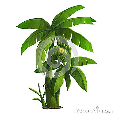 Banana tree Stock Photo